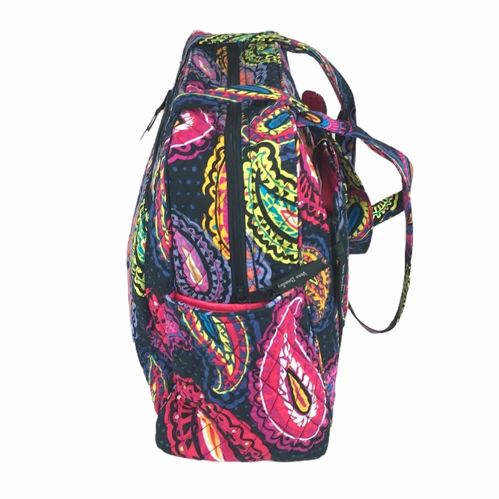 Vera Bradley Twilight Paisley Baby Bag Pink Black